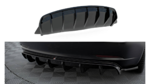 Lip Spoiler Tesla Model 3 Rear Valance v.2 Gloss Black