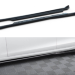 Lip Spoiler Tesla Model S Plaid I Facelift Side Skirts v.1