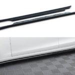 Lip Spoiler Tesla Model S Plaid I Facelift Side Skirts v.2