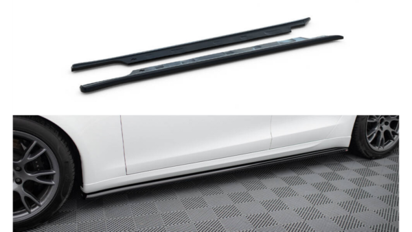 Lip Spoiler Tesla Model S Plaid I Facelift Side Skirts v.2