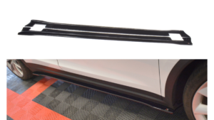 Lip Spoiler Tesla Model X Side Skirts v.2 Gloss Black