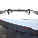 Lip Spoiler Tesla Model X Rear Valance Gloss Black