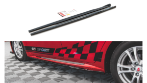 Lip Spoiler Toyota Corolla XII GR Sport Side Skirts Gloss Black