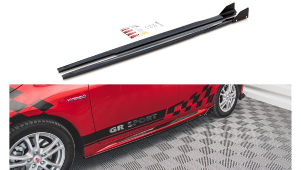 pol_pl_Dokladka-Toyota-Corolla-XII-GR-Sport-Progi-v-1-Gloss-Black-Flaps-275402_6.png Lip Spoiler Toyota Corolla XII GR Sport Side Skirts v.1 Gloss Black + Flaps