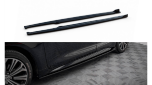 Lip Spoiler Toyota Corolla XII Side Skirts Gloss Black