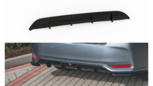 Lip Spoiler Toyota Corolla XII Rear Gloss Black