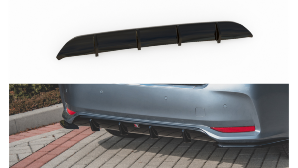Lip Spoiler Toyota Corolla XII Rear Gloss Black