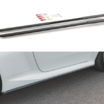 Lip Spoiler Toyota GR Yaris IV Side Skirts Racing Black-Red