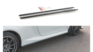 Lip Spoiler Toyota GR Yaris IV Side Skirts Racing Black-Red