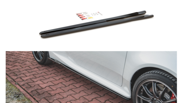 Lip Spoiler Toyota GR Yaris IV Side Skirts v.1 Gloss Black