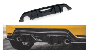 Lip Spoiler Toyota GR Yaris IV Rear Valance Gloss Black
