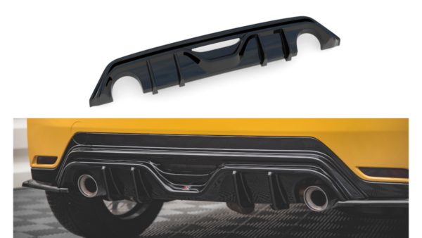 Lip Spoiler Toyota GR Yaris IV Rear Valance Gloss Black