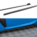 Lip Spoiler Toyota GR86 Side Skirts Street Pro v.2 Black-Red
