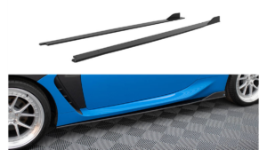 Lip Spoiler Toyota GR86 Side Skirts Street Pro v.2 Black-Red