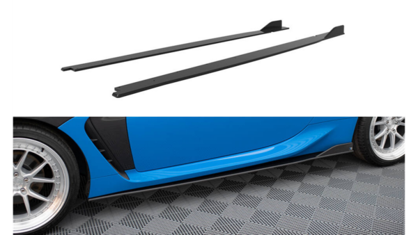 Lip Spoiler Toyota GR86 Side Skirts Street Pro v.2 Black-Red