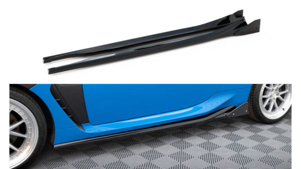 Lip Spoiler Toyota GR86 Side Skirts v.1 + Flaps