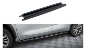 Lip Spoiler Toyota Highlander IV Side Skirts Gloss Black