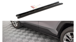Lip Spoiler Toyota RAV4 V Side Skirts Gloss Black