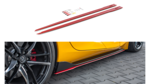 Lip Spoiler Toyota Supra V Side Skirts v.2 Red