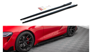 Lip Spoiler Toyota Supra V Side Skirts v.3 Gloss Black