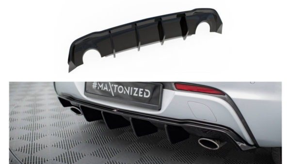 Rear Valance Opel Astra GTC OPC-Line J (Version with single exhausts on both sides)