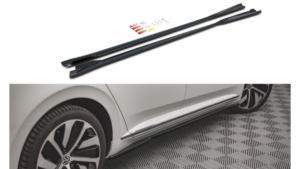 Lip Spoiler Volkswagen Arteon Facelift R R-Line Side Skirts Gloss Black