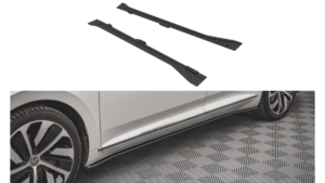 Lip Spoiler Volkswagen Arteon Facelift R R-Line Side Skirts Street Pro v.1 Black-Red