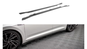 Lip Spoiler Volkswagen Arteon Facelift R R-Line Side Skirts Street Pro v.2 Black