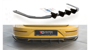 Lip Spoiler Volkswagen Arteon R-Line Rear Valance + Flaps Black-Red Racing Durability
