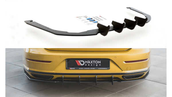 Lip Spoiler Volkswagen Arteon R-Line Rear Valance + Flaps Red Racing Durability