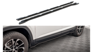 Lip Spoiler Volkswagen Atlas Cross Sport Side Skirts Gloss Black