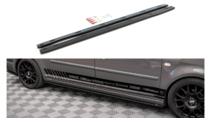 Lip Spoiler Volkswagen Caddy Long III Facelift Side Skirts Gloss Black