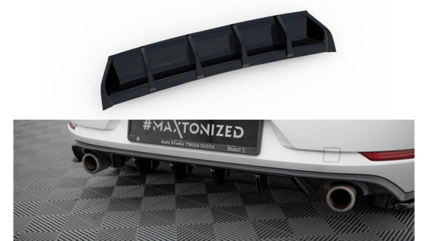 Lip Spoiler Volkswagen Golf 7 Facelift GTI Rear Gloss Black