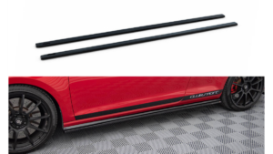 Lip Spoiler Volkswagen Golf 7 GTI CLUBSPORT Side Skirts Gloss Black