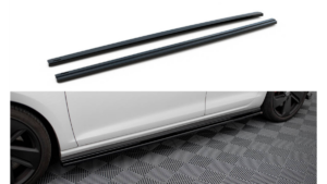 Lip Spoiler Volkswagen Golf 7 GTI Side Skirts Gloss Black