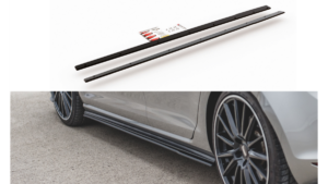 Lip Spoiler Volkswagen Golf 7 GTI Side Skirts Racing Red
