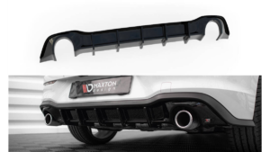 Diffuser Volkswagen Golf 8 GTI Rear Valance v.3 Gloss Black
