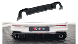 Lip Spoiler Volkswagen Golf 8 GTI Rear Valance v.4 Gloss Black