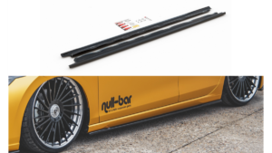 Lip Spoiler Volkswagen Golf 8 Side Skirts v.1 Gloss Black