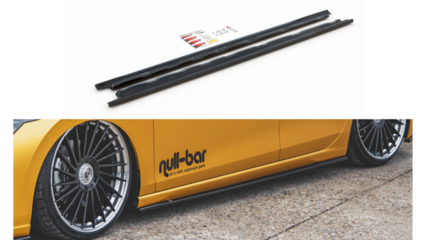 Lip Spoiler Volkswagen Golf 8 Side Skirts v.1 Gloss Black