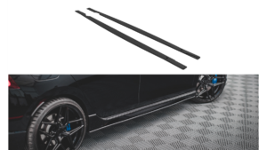 Lip Spoiler Volkswagen Golf 8 R Side Skirts Street Pro Black