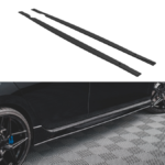 Lip Spoiler Volkswagen Golf 8 R Side Skirts Street Pro Black-Red