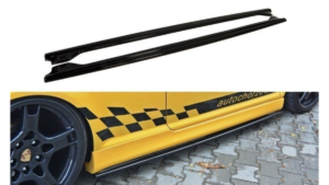 Lip Spoiler Volkswagen Golf IV R32 Side Skirts Gloss Black