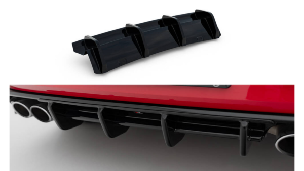 Lip Spoiler Volkswagen Golf R Mk7 Facelift Rear Valance