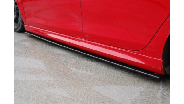 Lip Spoiler Volkswagen Golf VI GTI 35th R20 Side Skirts Gloss Black