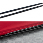 Lip Spoiler Volkswagen Golf VI GTI GTD Side Skirts Gloss Black