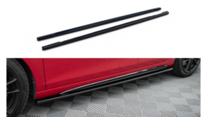 Lip Spoiler Volkswagen Golf VI GTI GTD Side Skirts Gloss Black