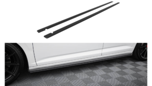 Side Skirts Volkswagen Jetta GLI Mk7 Street Pro Black-Red