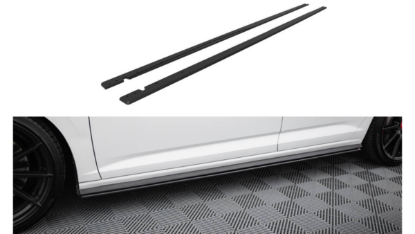 Side Skirts Volkswagen Jetta GLI Mk7 Street Pro Black-Red