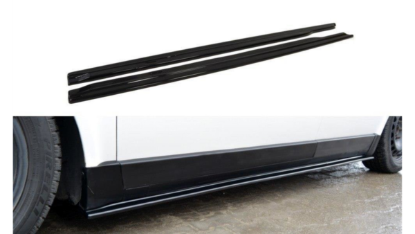 Lip Spoiler Volkswagen Passat B5 Side Skirts Gloss Black